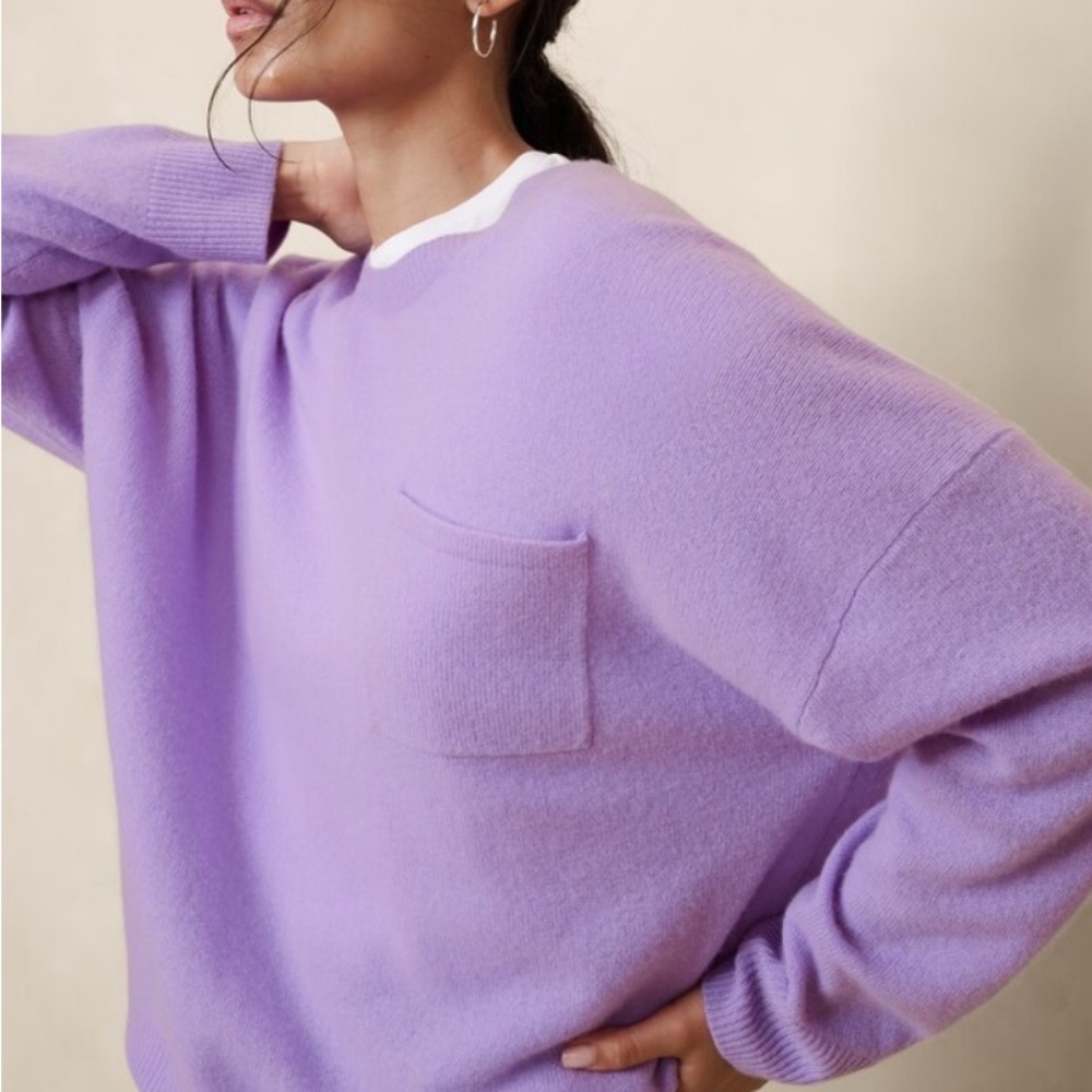 Banana Republic Oversized Lightweight Cashmere Sweater